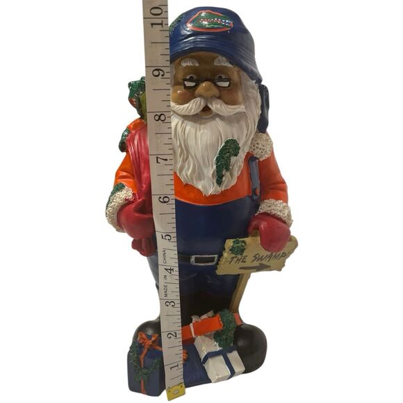 Florida Gators Santa Figurine 10.5” NCAA Xmas Decor “The Swamp” Licensed - Picture 5 of 13
